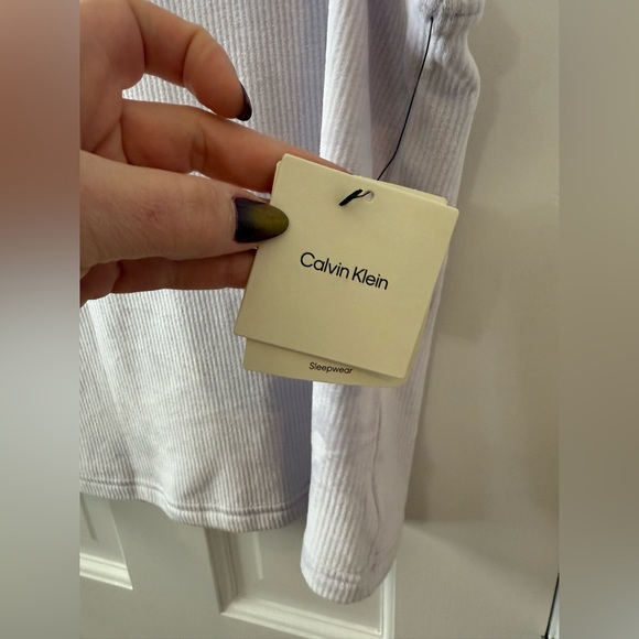 Calvin Klein Microfiber Stretch Plush Ribbed Sleepwear Set X-Large - Picture 3 of 4